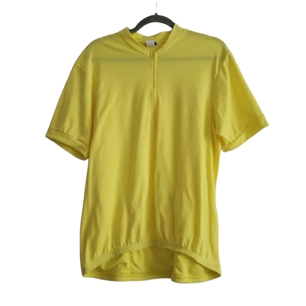 🍁‎ Canari Men XL High Visibility Yellow Cycling Jersey Shirt